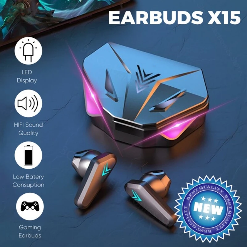 1PCS X15 TWS X15 Pro Wireless  - Esports Gaming Gear recension och pris