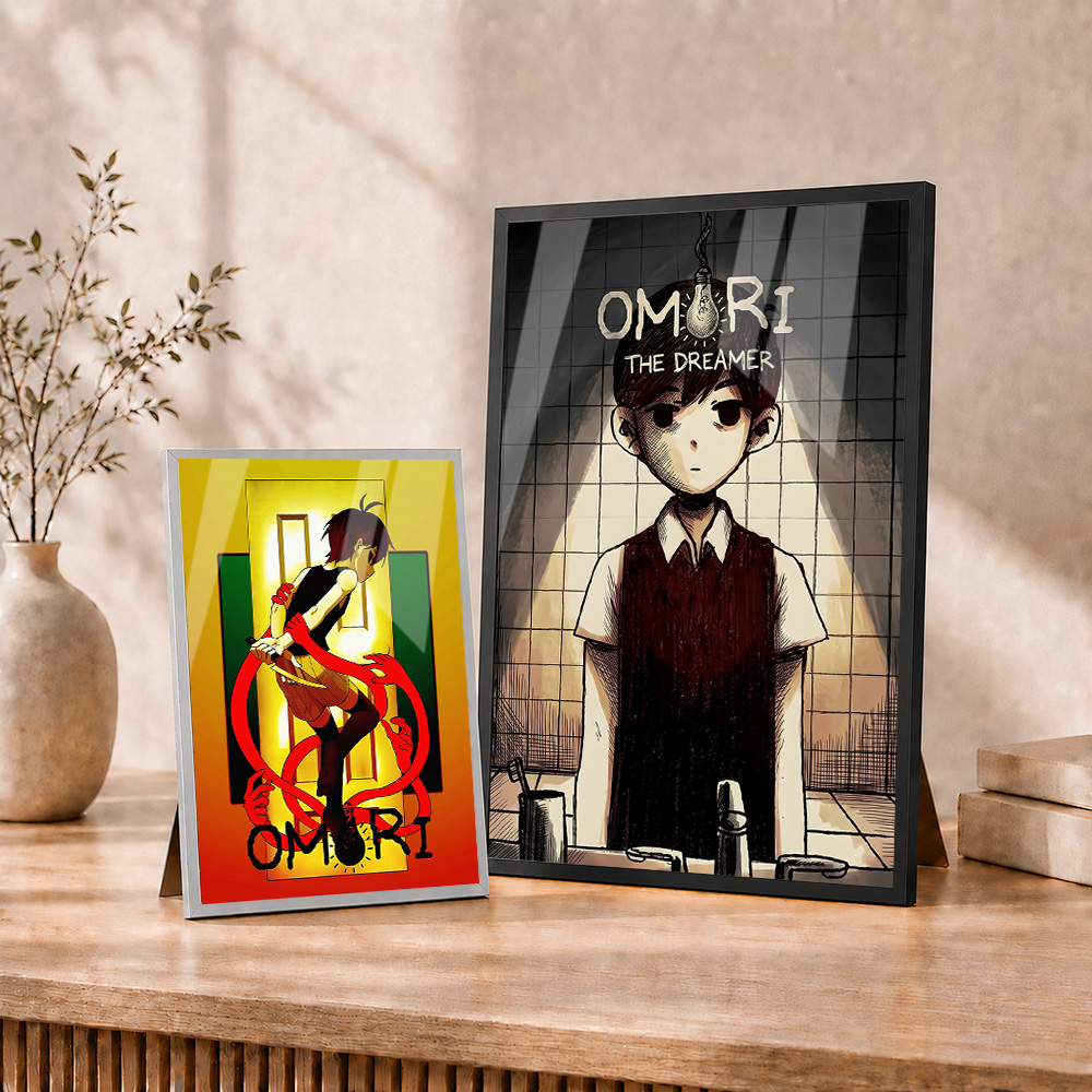 Omori Framed Aluminum Metal Po - Video Gaming & Esports Usd Acc recension och pris