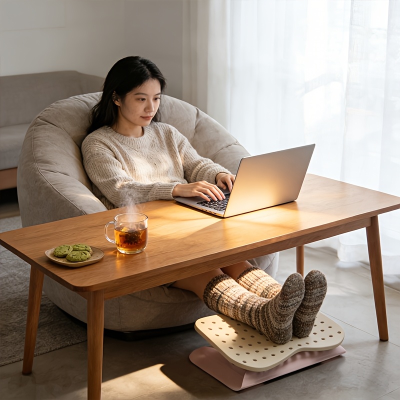 Portable Hole Studded Footrest - Footrest Under Desk recension och pris