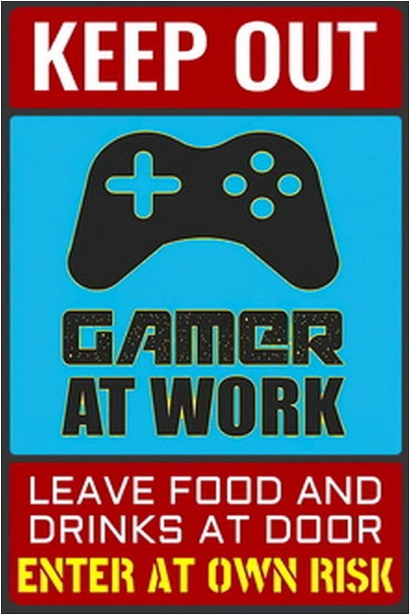 Video Tin Sign Gamer Metal Pos - Video Gaming & Esports Usd Acc recension och pris